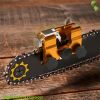 Chainsaw iMounTEK Chain Sharpening Jig Universal Chainsaw Sharpener Kit Hand Crank Chain Sharpener for Electric Saw for Lumberjack Garden Worker